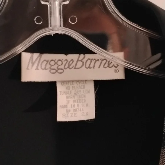 Maggie Barnes Elegant Black Jacket Like new Size 2X - Picture 2 of 7